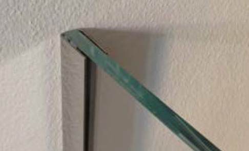 Profilo vetro doccia Muro Vetro – U