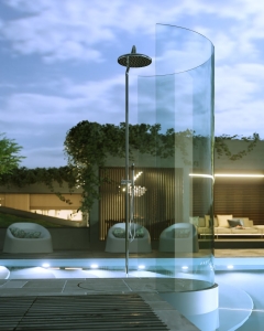 Progetti lusso doccia esterno piscina