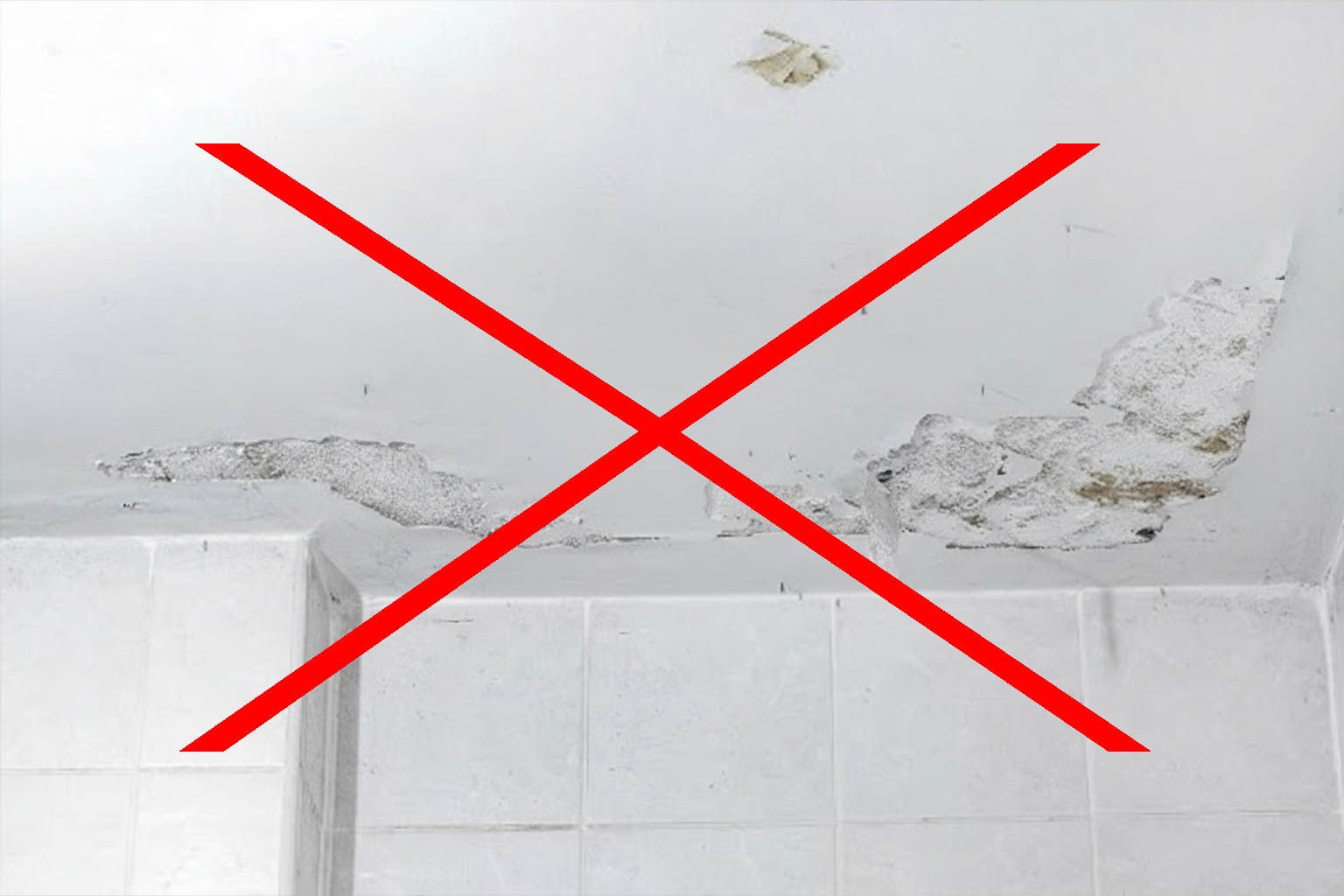 Infiltrazioni sotto il piatto doccia