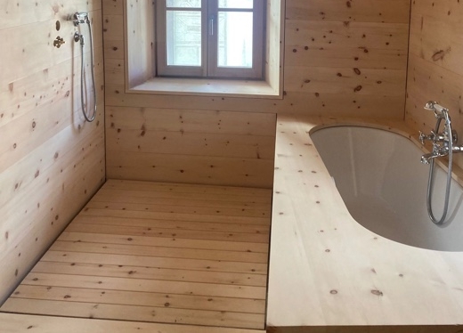 Silverplat-Dreno posa  a secco casa in legno